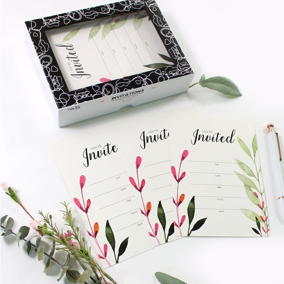 NEW🔥CAVE POP 25 Flat Panel 5X7 Invitations W/14 Point Card Stock & Envelopes - Picture 5 of 7